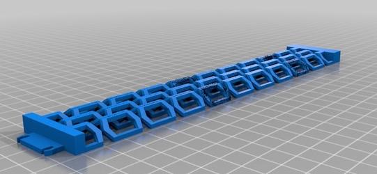 鏤空環(huán)扣勾手鏈3D打印模型