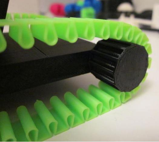 Q板裝甲車齒輪鏈條3D打印模型