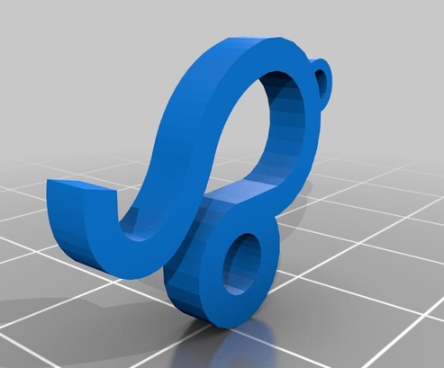 十二生肖耳環(huán)3D打印模型