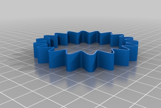 SUN功能手鏈3D打印模型