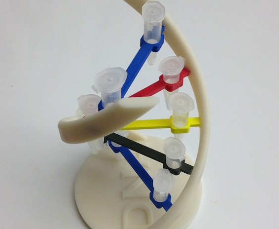 DNA試管夾3D打印模型