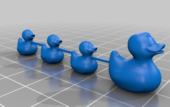 鴨子3D打印模型