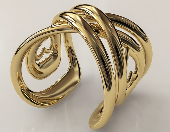 愛心手鐲3D打印模型