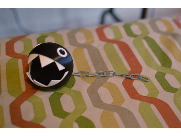 超級馬里奧鑰匙扣3D打印模型