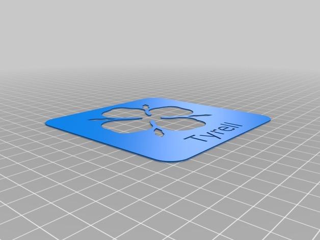 “權力的游戲”款飲料杯墊3D打印模型