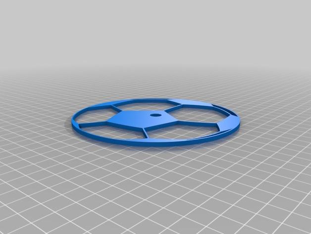 足球掛鐘3D打印模型