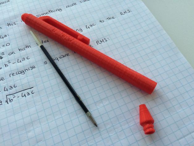 中性筆3D打印模型