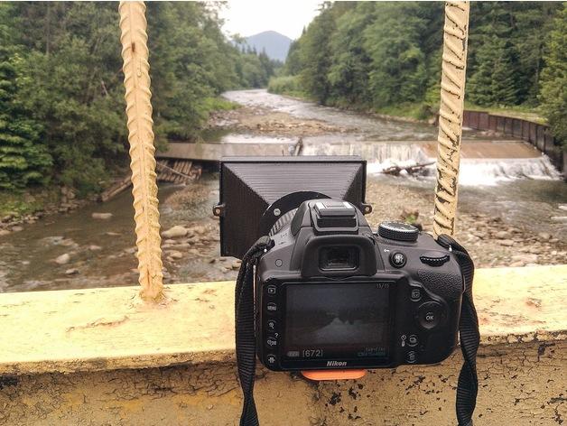 數(shù)碼相機(jī)針孔適配器3D打印模型