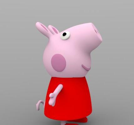 小豬佩奇3D打印模型