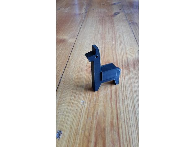 羊駝3D打印模型