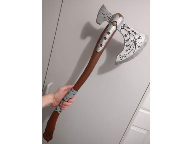 戰(zhàn)神利維坦之斧3D打印模型