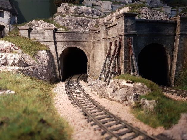 玩具木墻支架3D打印模型