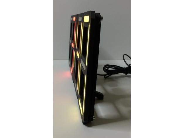 彩色LED燈3D打印模型