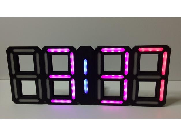 彩色LED燈3D打印模型