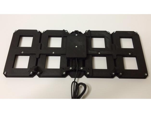 彩色LED燈3D打印模型