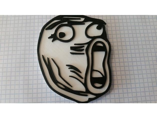 王尼瑪表情包3D打印模型