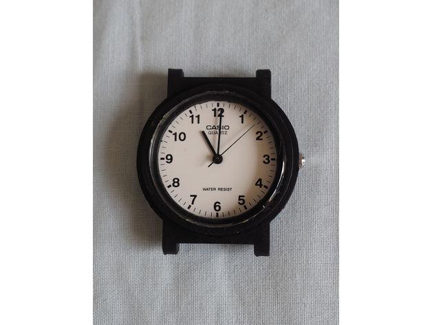 卡西歐MQ24表殼3D打印模型