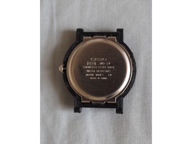 卡西歐MQ24表殼3D打印模型