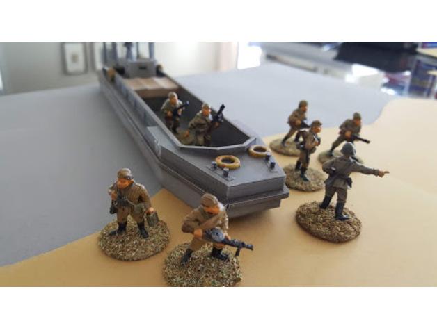 蘇聯(lián)DB級登陸艇3D打印模型