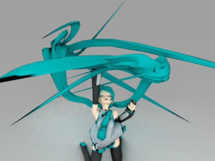 初音未來3D打印模型