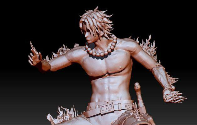艾斯（海賊王）3D打印模型