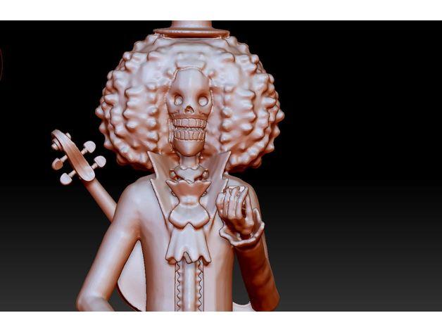 布魯克（海賊王）3D打印模型