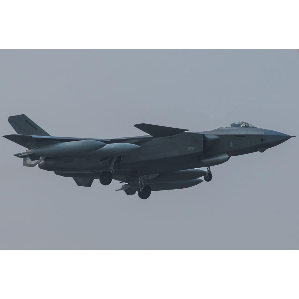 殲20第五代戰(zhàn)斗機(jī)（組裝版）3D打印模型