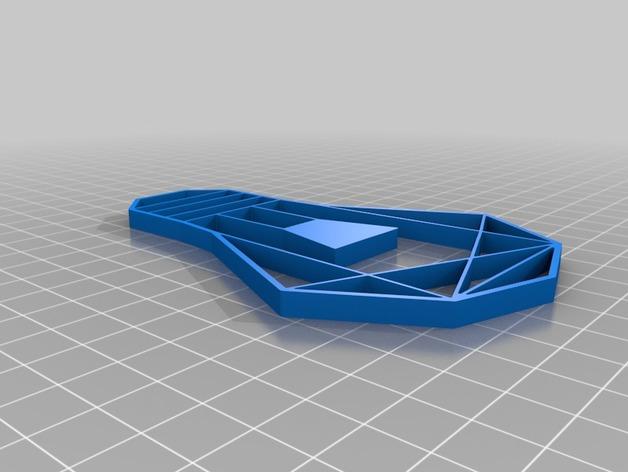 簡約燈泡壁畫3D打印模型