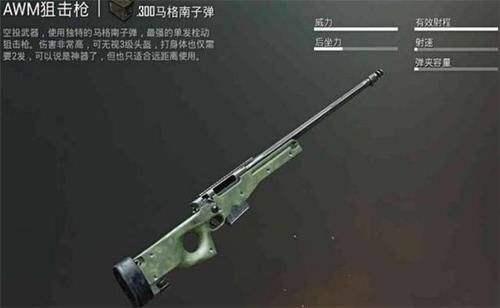 AWM狙擊槍組裝版(絕地求生)3D打印模型