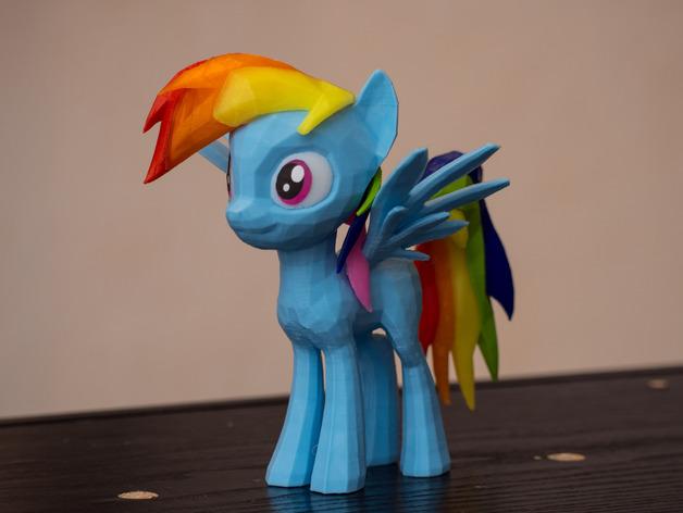 云寶黛西（彩虹小馬）3D打印模型
