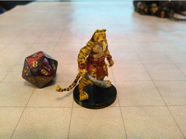 桌游陸地動物3D打印模型