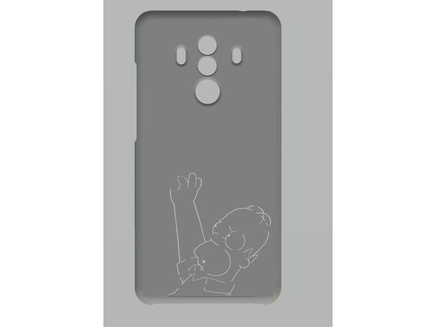 華為mate10 pro手機(jī)套3D打印模型