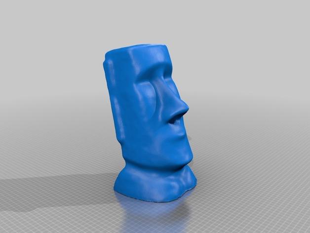 巨型石像抽紙盒3D打印模型