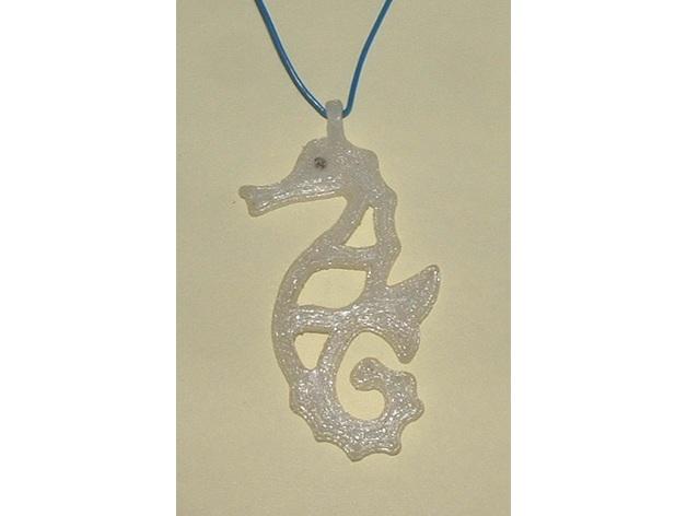 海馬項(xiàng)鏈3D打印模型