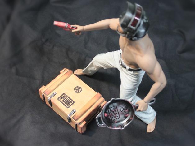 絕地求生盒子3D打印模型