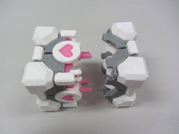 傳送門2 伙伴方塊3D打印模型