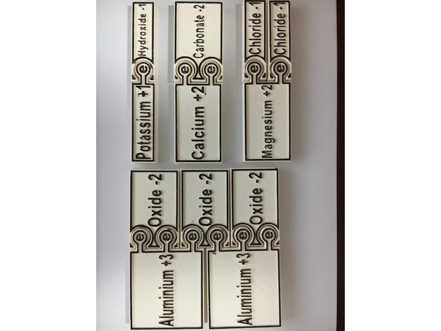 化學(xué)離子3D打印模型