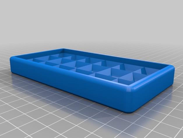 巧克力塊模具3D打印模型