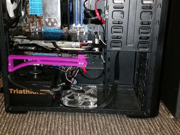 可調(diào)GPU支撐托架3D打印模型