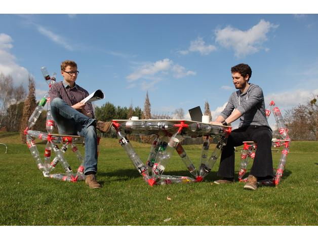 創(chuàng)意飲料瓶椅3D打印模型