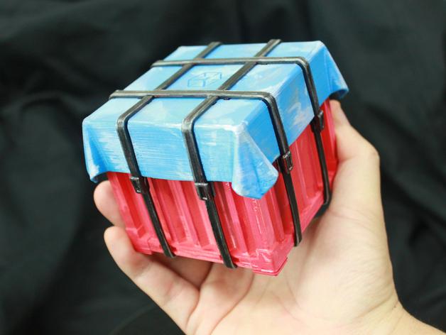 絕地求生空投箱3D打印模型
