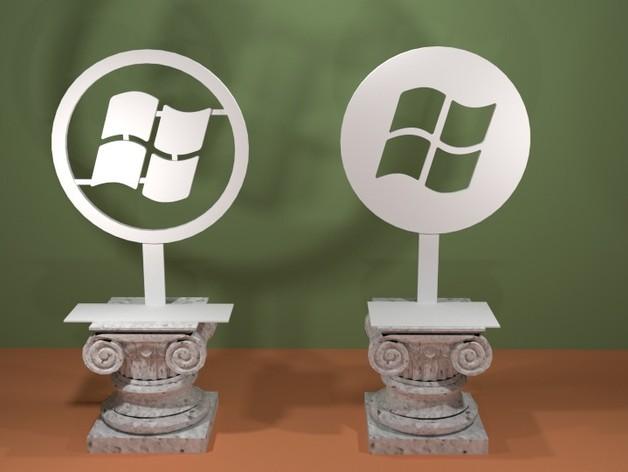 微軟標(biāo)志3D打印模型