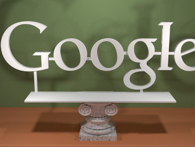 谷歌標志3D打印模型