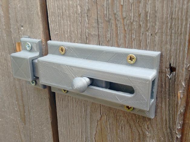 門(mén)閂3D打印模型