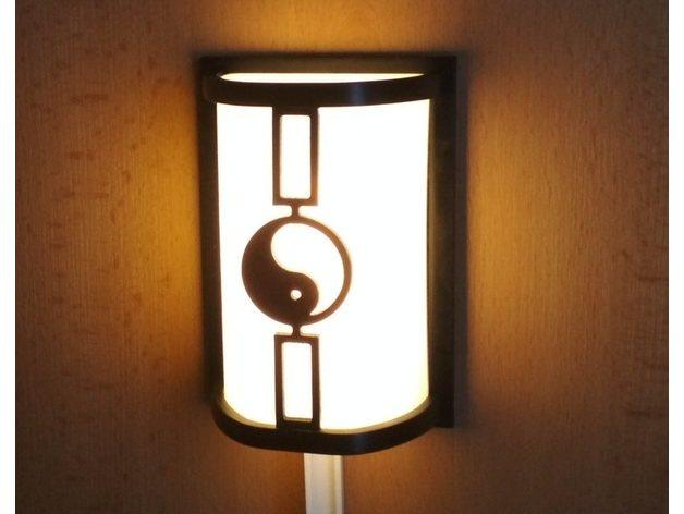 中國(guó)傳統(tǒng)圖案燈罩3D打印模型