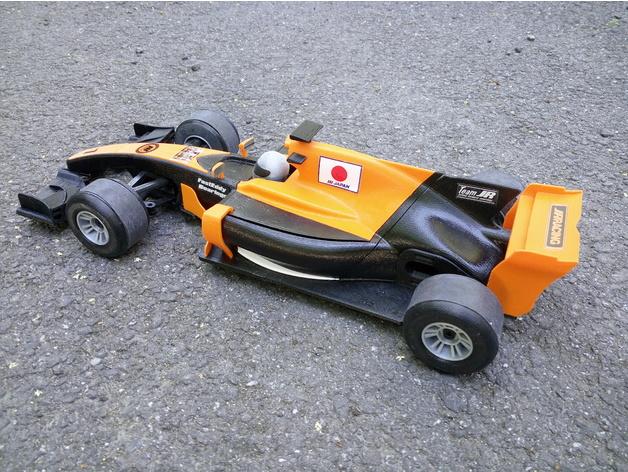 F1賽車框架3D打印模型