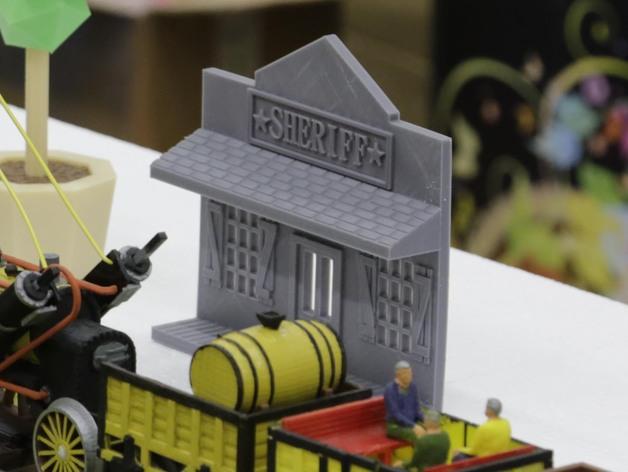 警長室3D打印模型