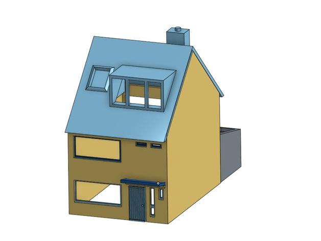 簡易房子3D打印模型