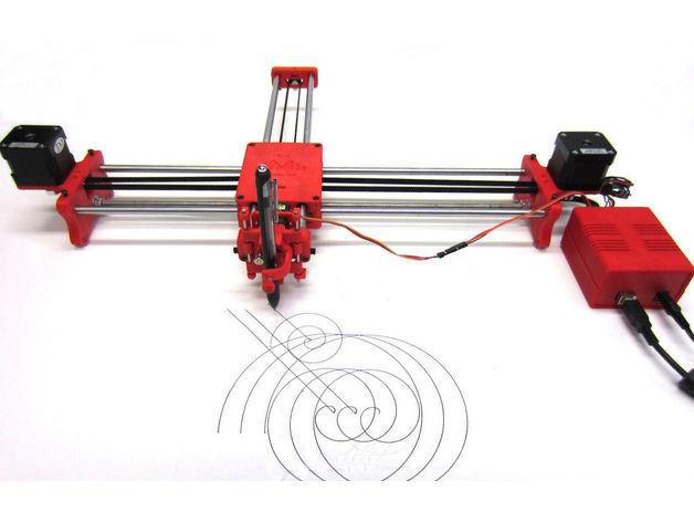 繪畫(huà)數(shù)控機(jī)器人3D打印模型