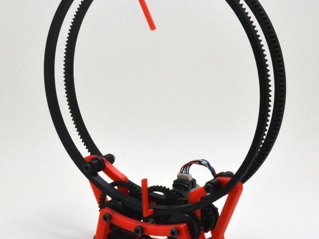 極簡(jiǎn)機(jī)械鐘3D打印模型